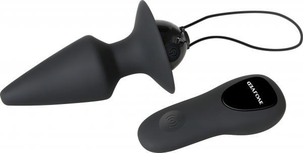 Evolved Plug & Play Remote Anal Plug - Black - Click Image to Close