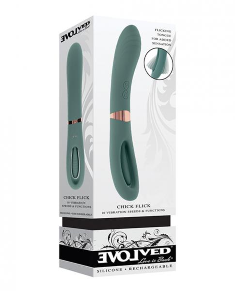 Evolved Chick Flick G-spot Vibrator - Teal