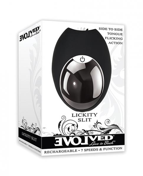 Evolved Lickity Slit Oral Massager - Black - Click Image to Close