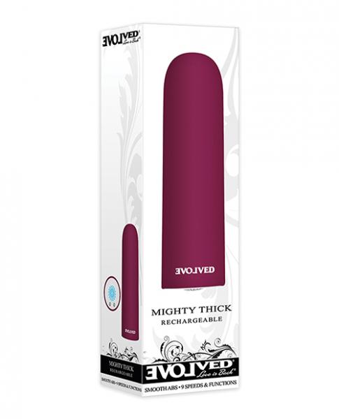 Evolved Mighty Thick Bullet - Burgundy - Click Image to Close