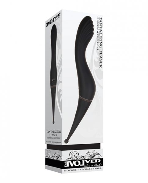 Evolved Tantalizing Teaser Dual End Vibrator - Black - Click Image to Close