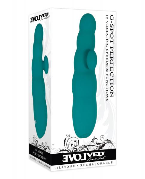 Evolved G Spot Perfection Vibe - Teal - Click Image to Close