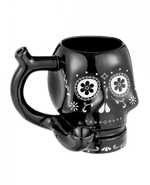 Fashioncraft Novelty Mug - Black Skull - Click Image to Close