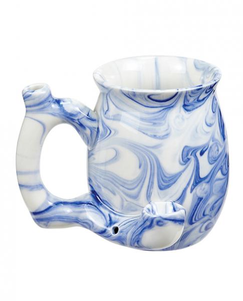 Fashioncraft Small Deluxe Mug - Blue Marble - Click Image to Close