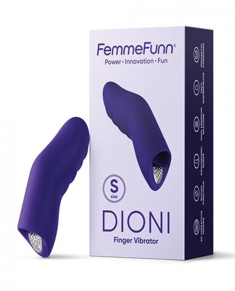 Femme Funn Dioni Wearable Finger Vibe - Small Dark Purple - Click Image to Close