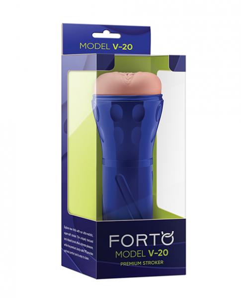 Forto Model V-20 Hard-side Vagina Masturbator - Light