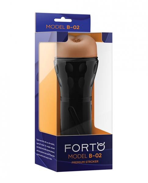 Forto Model B-02 Hard-skin Ass Masturbator - Tan