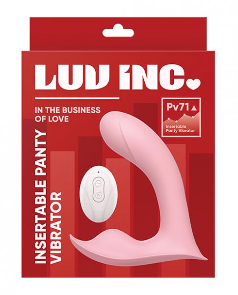 Luv Inc. Insertable Panty Vibe - Pink - Click Image to Close