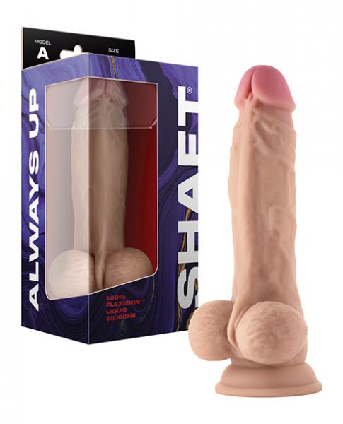 Shaft Model A Flexskin Liquid Silicone 8.5" Dong W/balls - Pine