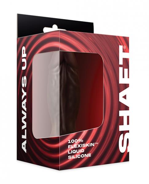 Shaft Model B Flexskin Liquid Silicone Bullet - Mahogany - Click Image to Close