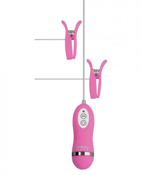 Gigaluv Vibro Clamps - 10 Functions Pink - Click Image to Close