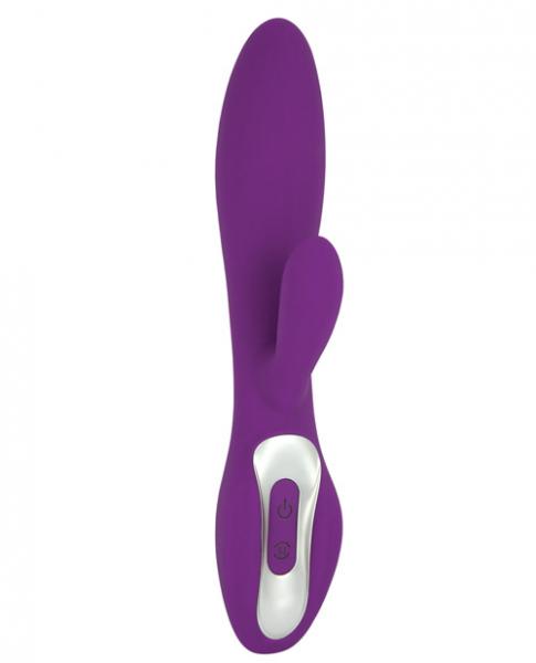 Gigaluv Vega Duplex Purple Rabbit Style Vibrator - Click Image to Close