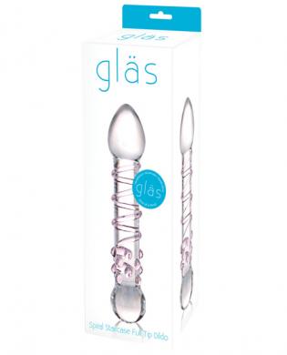 Glas Spiral Staircase Full Tip Glass Dildo