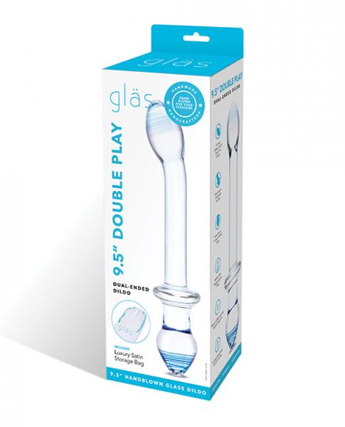 Glas Double Trouble Glass Dildo - Clear