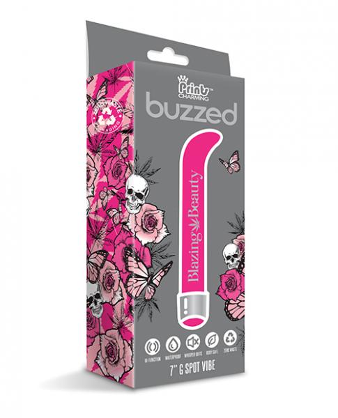 Buzzed 7" G-spot Vibe - Blazing Beauty Pink