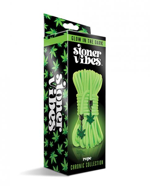 Stoner Vibes Glow In The Dark Rope - Green - Click Image to Close