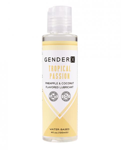 Gender X Flavored Lube - 4 Oz Tropical Passion