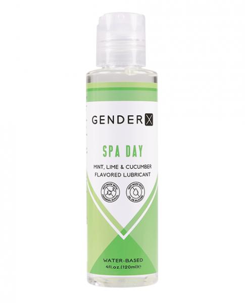 Gender X Flavored Lube - 4 Oz Spa Day - Click Image to Close