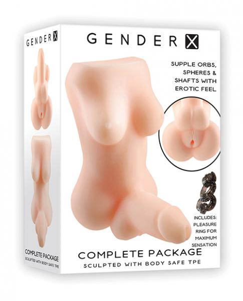 Gender X Complete Package Multi Function Stroker - Light