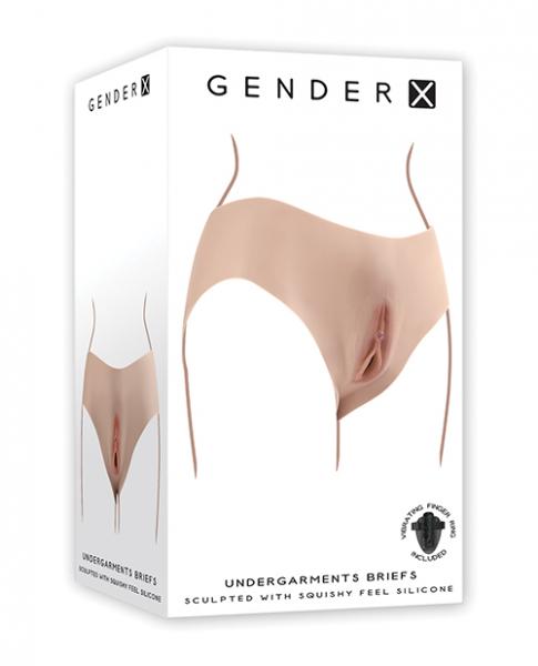 Gender X Vagina Briefs Undergarments - Light - Click Image to Close