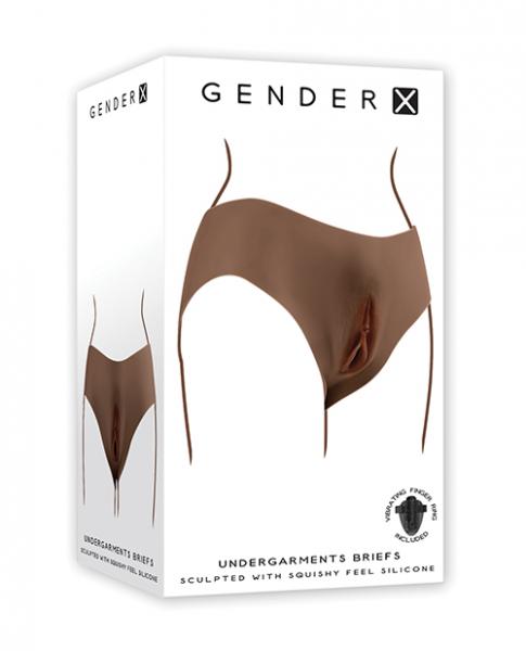 Gender X Vagina Briefs Undergarments - Dark - Click Image to Close