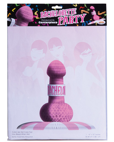 Bachelorette party pecker centerpiece