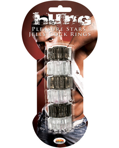 Hung - pleasure stars black/clear - Click Image to Close