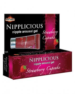 Nipplicious nipple arousal gel 1oz. tube - strawberry