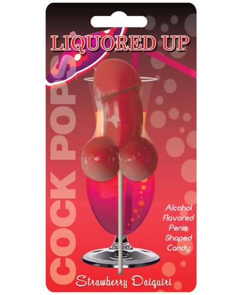 Cock Pop Strawberry Daiquiri Flavor Lollipop - Click Image to Close