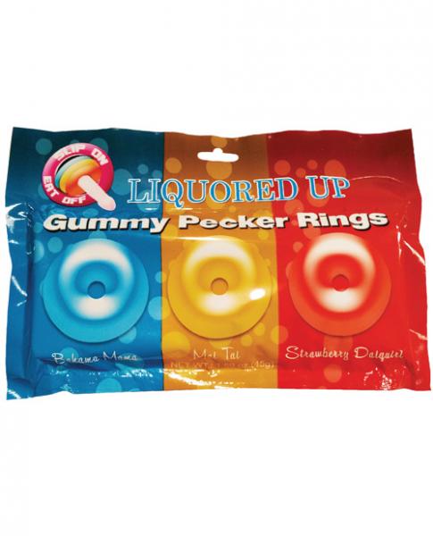 Liquored Up Pecker Gummy Rings 3 Pack