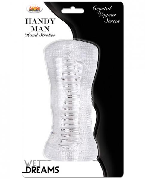 Wet Dreams Handy Man Stroker Clear - Click Image to Close