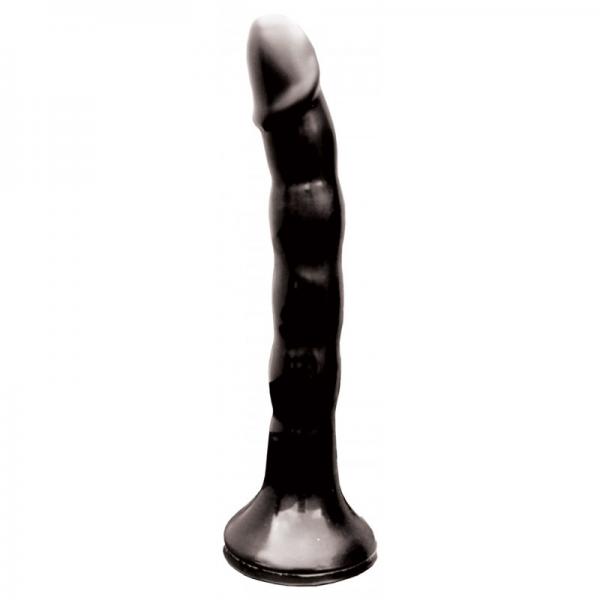 Skinny Me 7 inches Dildo Strap On Harness Black - Click Image to Close