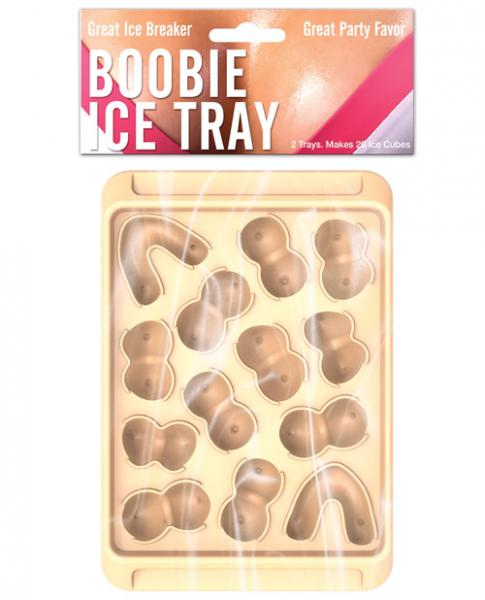 Boobie Ice Cube Tray Assorted Shapes 2 Pack - Click Image to Close