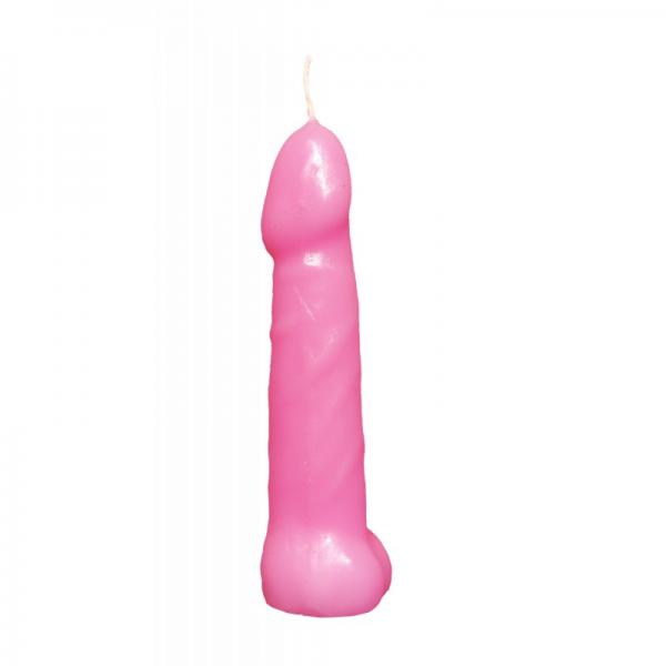 Bachelorette Party Pecker Party Candles Pink 5 Pack - Click Image to Close