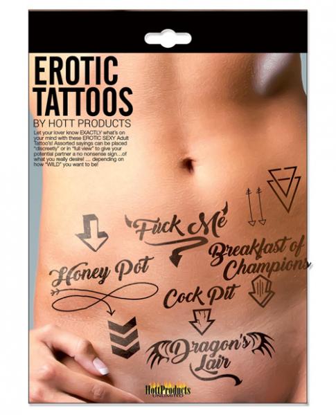 Erotic Tattoos Assorted Pack - Click Image to Close