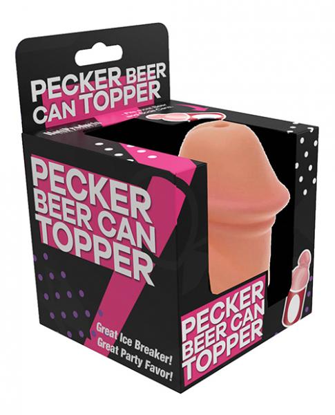 Pecker Beer Can Topper - Click Image to Close