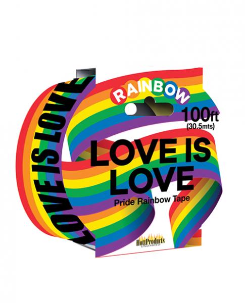 Love Is Love Rainbow Style Caution Party Tape - Click Image to Close