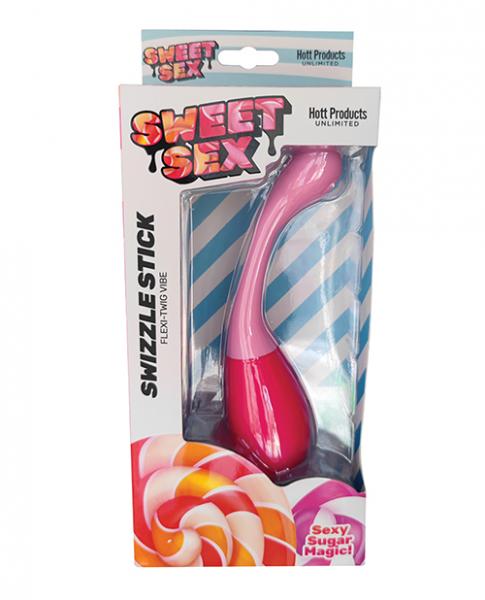 Sweet Sex Swizzle Stick Flexi Twig Vibe - Magenta - Click Image to Close