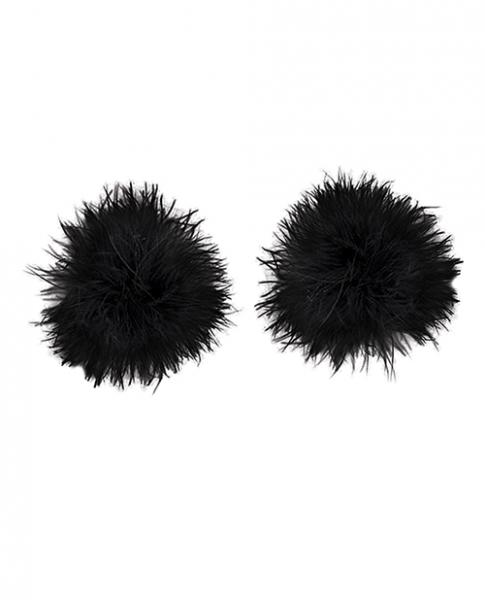 Nipplicious Furball Pasties - Black - Click Image to Close