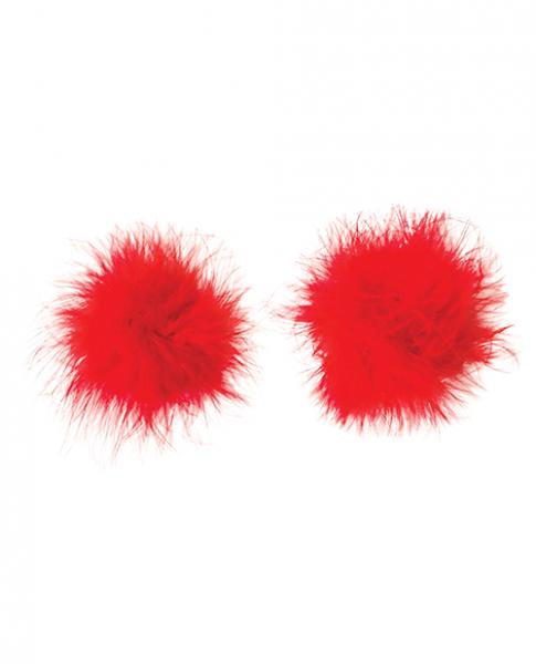 Nipplicious Furball Pasties - Red - Click Image to Close