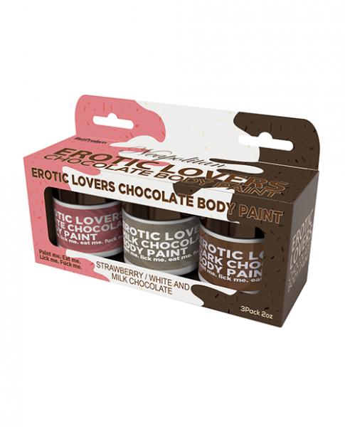 Erotic Chocolate Body Paints - Asst. Flavors - Click Image to Close