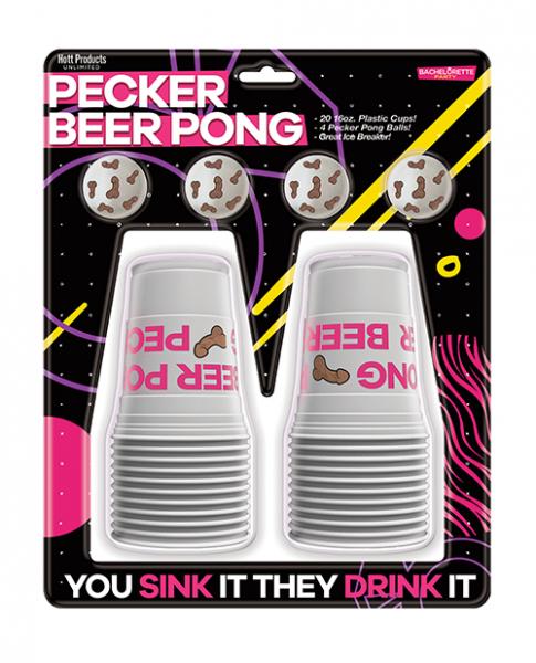 Pecker Beer Pong Balls - 4 Pk