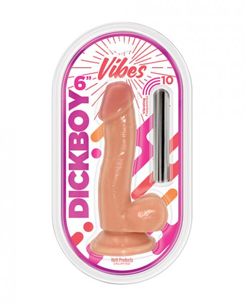 Dick Boy Vanilla Lovers 6" Vibe Bullet - Click Image to Close