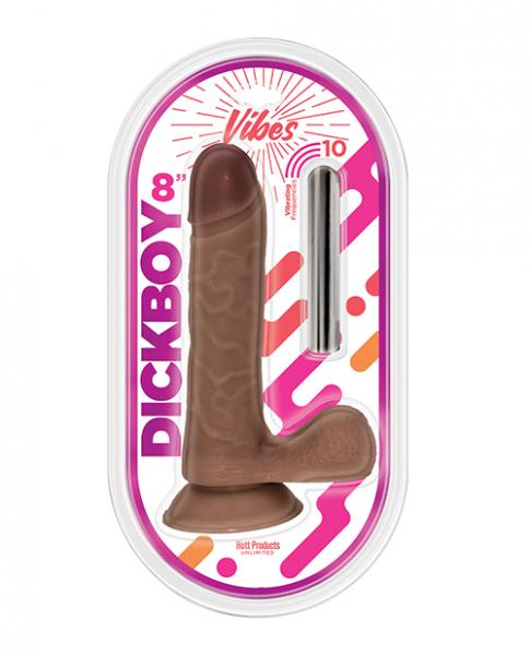 Dick Boy Chocolate Lovers 8" Vibe Bullet - Click Image to Close