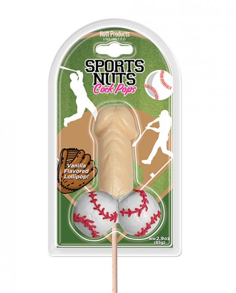 Sports Nuts Cock Pop Baseballs - Vanilla - Click Image to Close