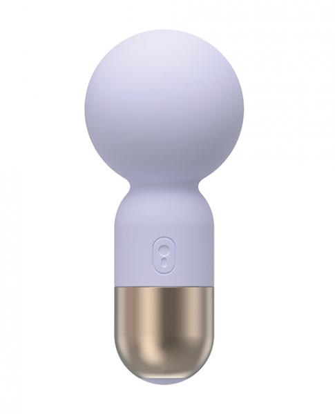 Pokewan Pocket Mini Vibrating Wand Massager - Pale Violet