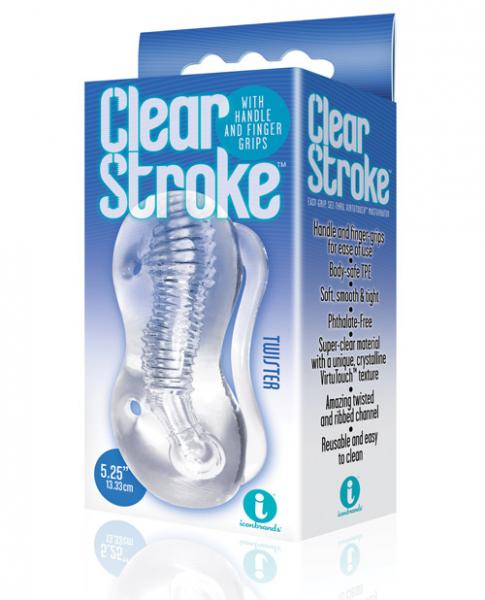 The 9's Clear Stroke Twister Masturbator - Click Image to Close