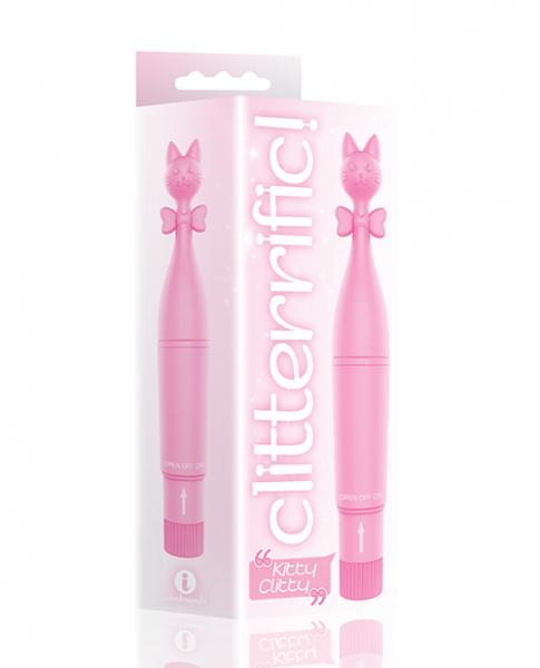 The 9's Clitterific! Kitty Clitty Clitoral Stimulator - Pink - Click Image to Close