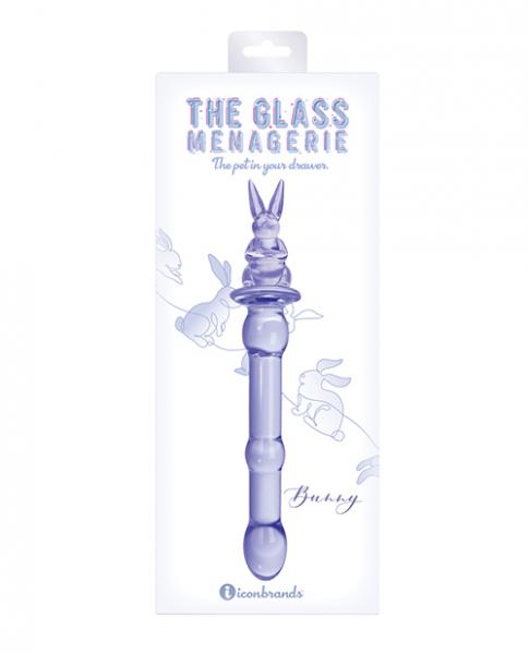 Glass Menagerie Rabbit Glass Dildo - Pink