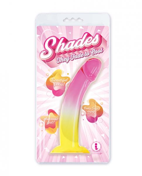 Shades Jelly Tpr Gradient Dong Large - Pink/yellow